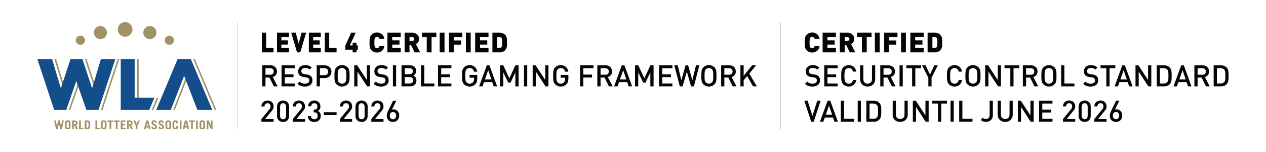 World Lottery Association — Responsible Gaming Level 4